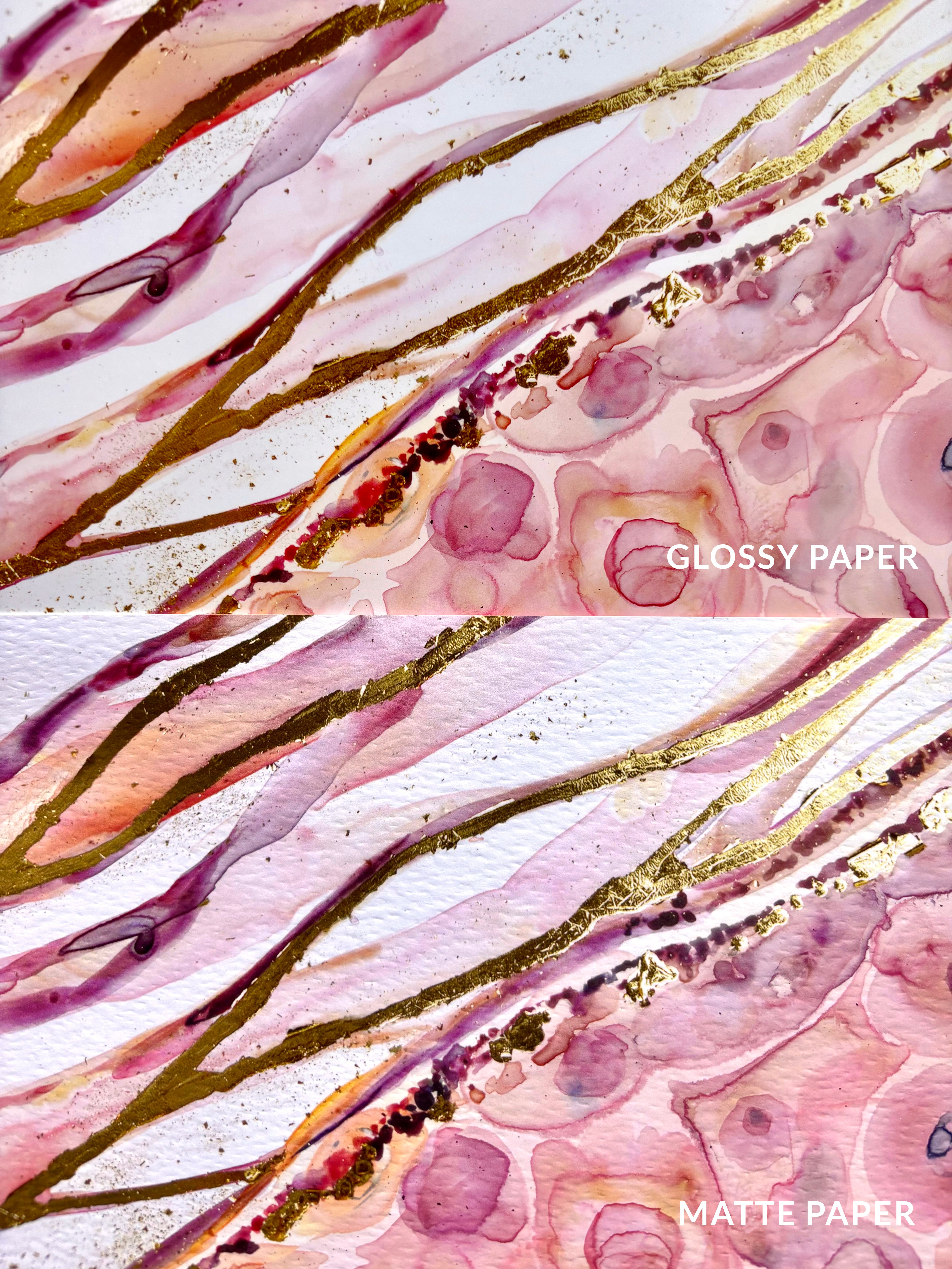 Gilded Epidermis Watercolor Print