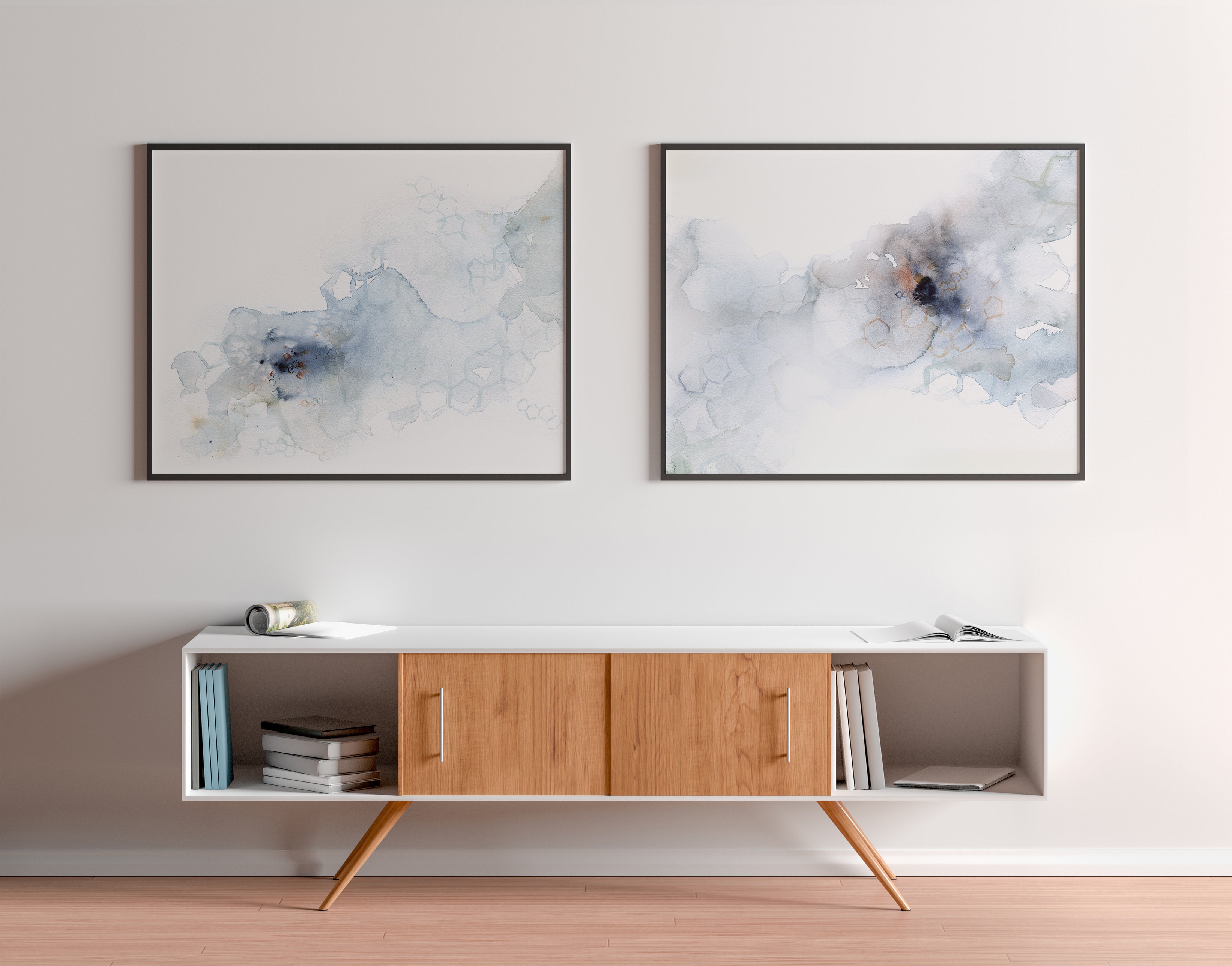 Hormone Flow Watercolor Print Set of 2