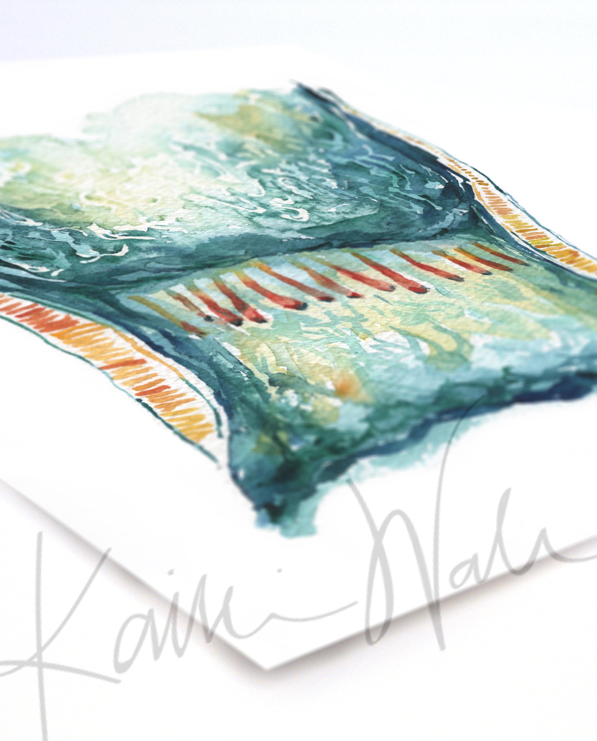 Anal Canal Watercolor Print