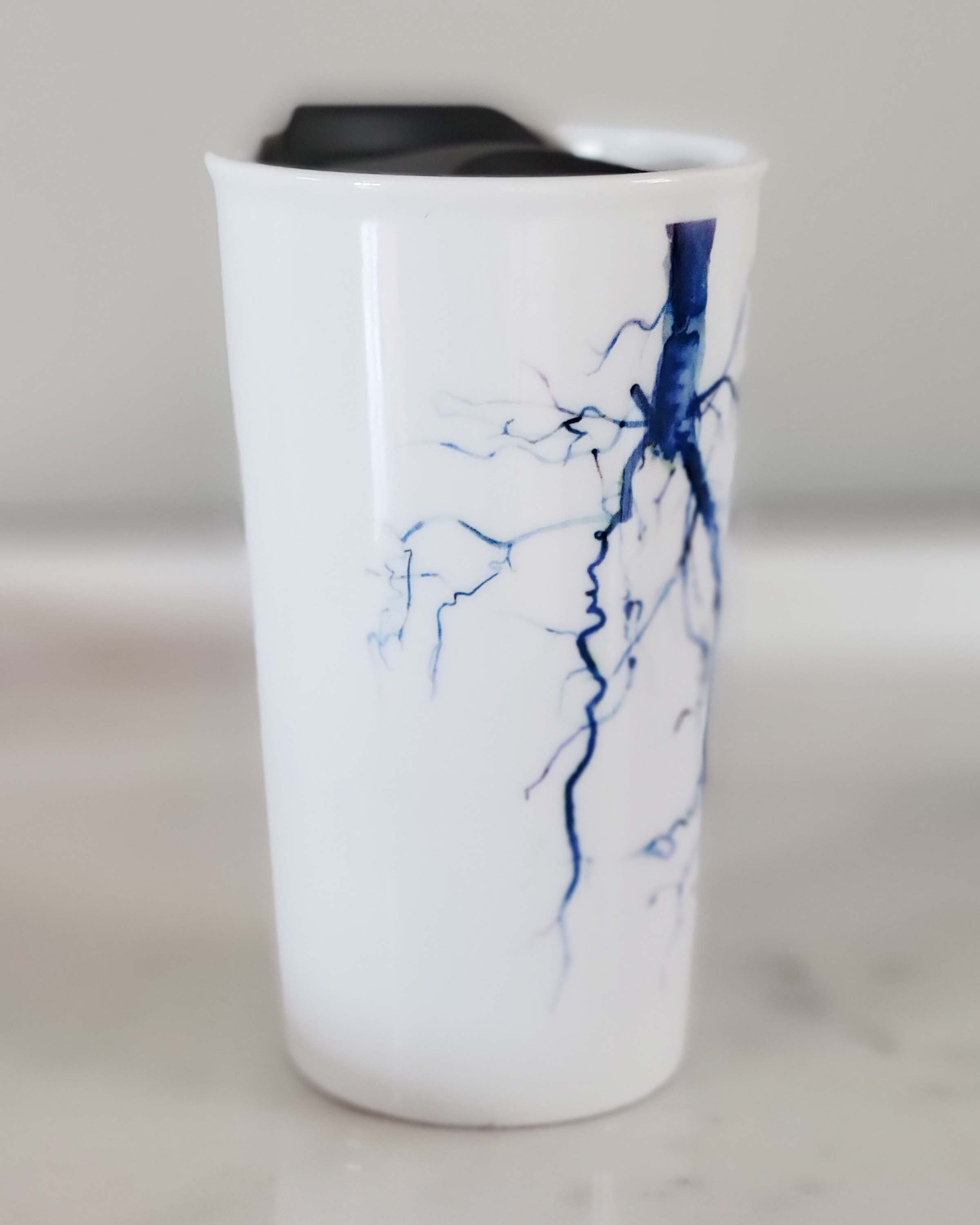 Aorta Angiogram Ceramic Travel Mug