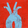 Heart Anatomy Desktop Art - Acrylic Framed Mini Print