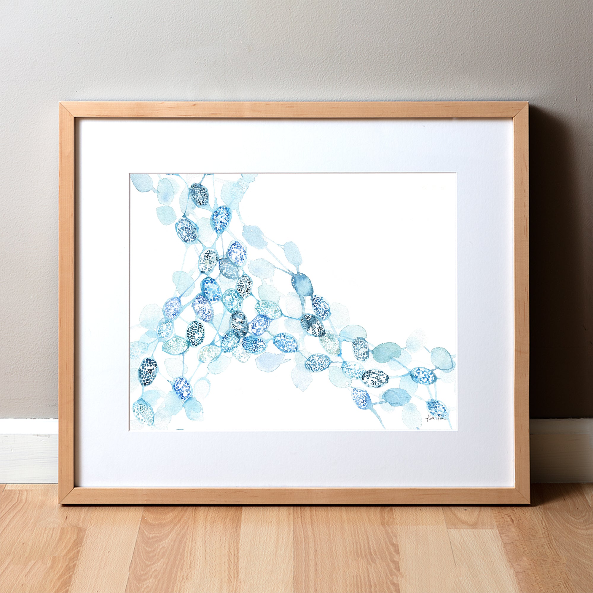 B-Cell Lymphoma Morphology Watercolor Print