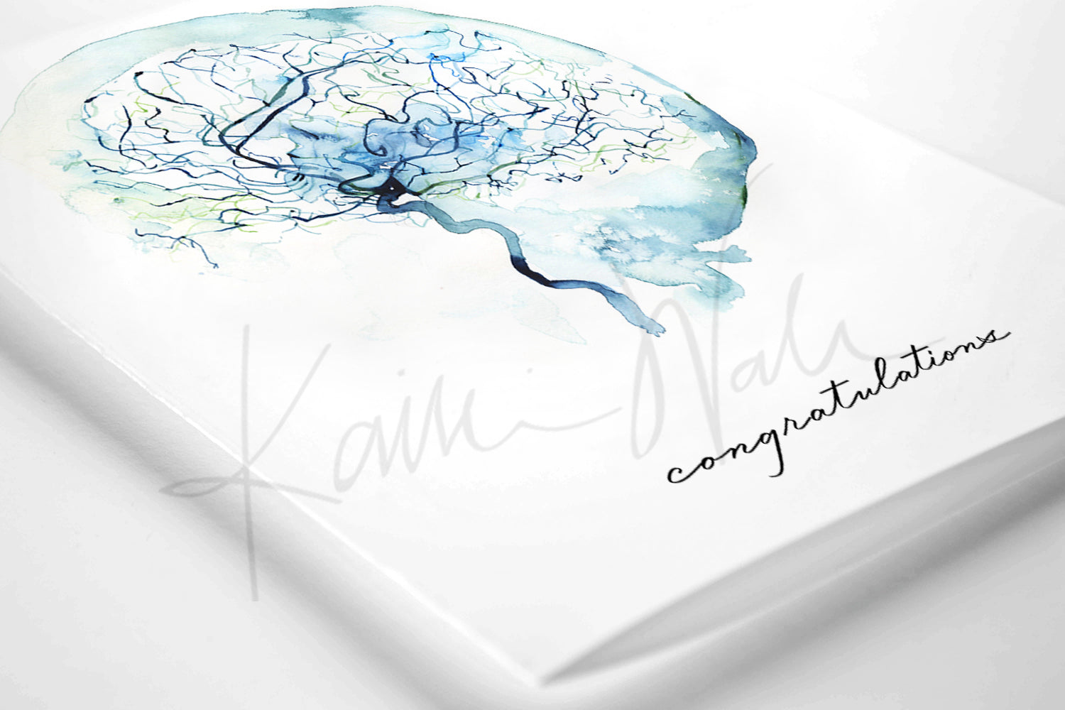 Cerebral Angiography Greeting Card | Congratulations