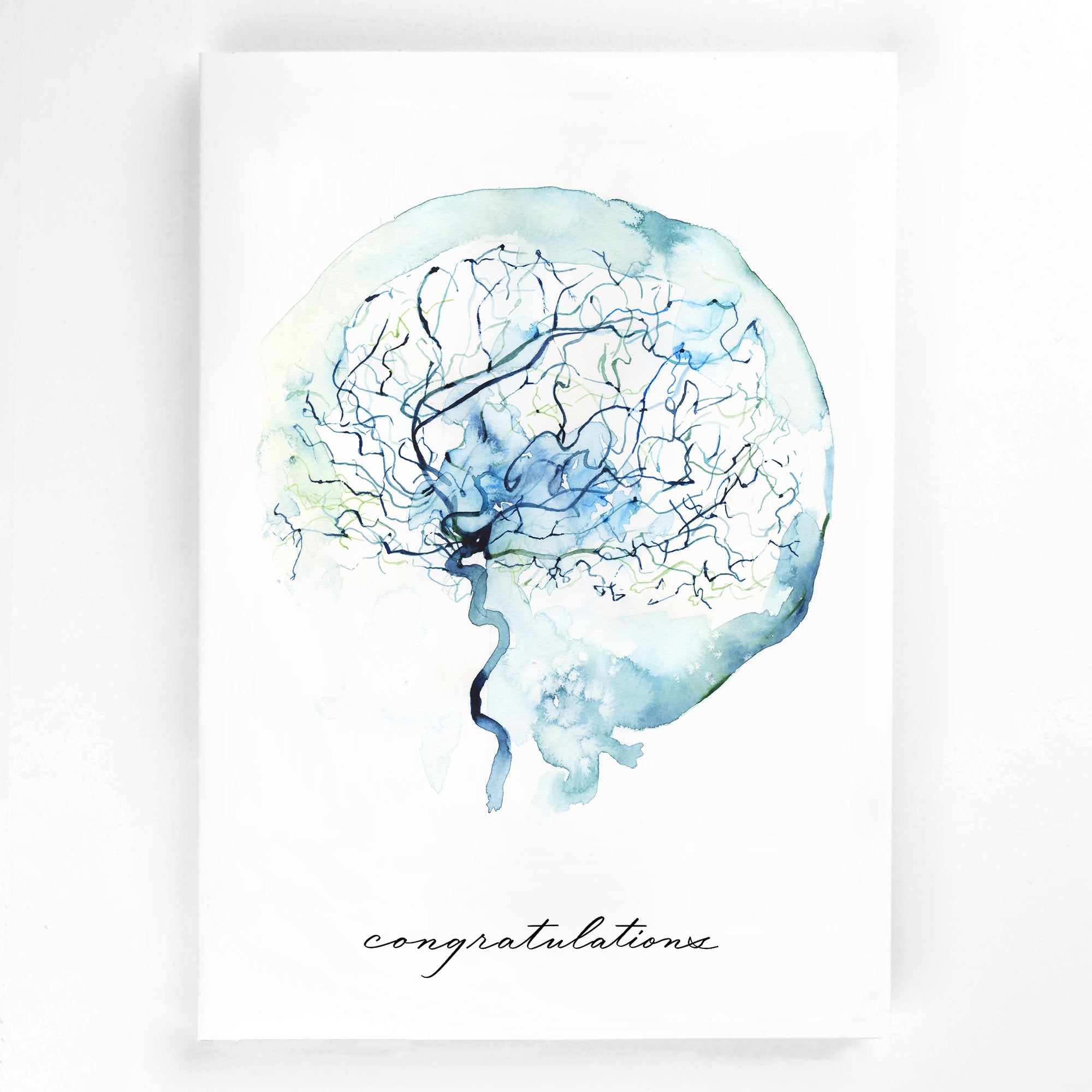 Cerebral Angiography Congratulations Card