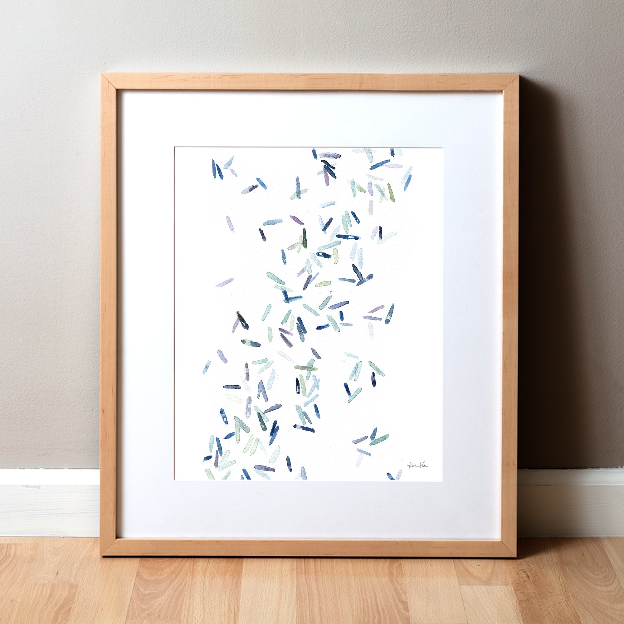 Clostridium Botulinum Watercolor Print