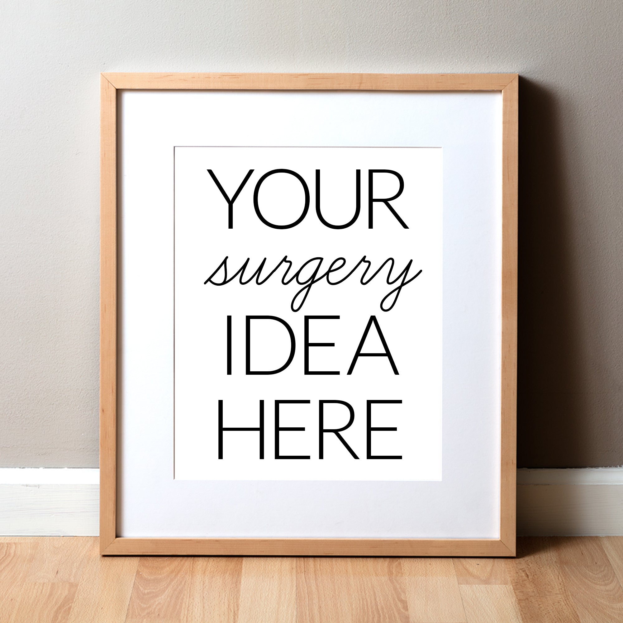 Custom Original Surgery Art