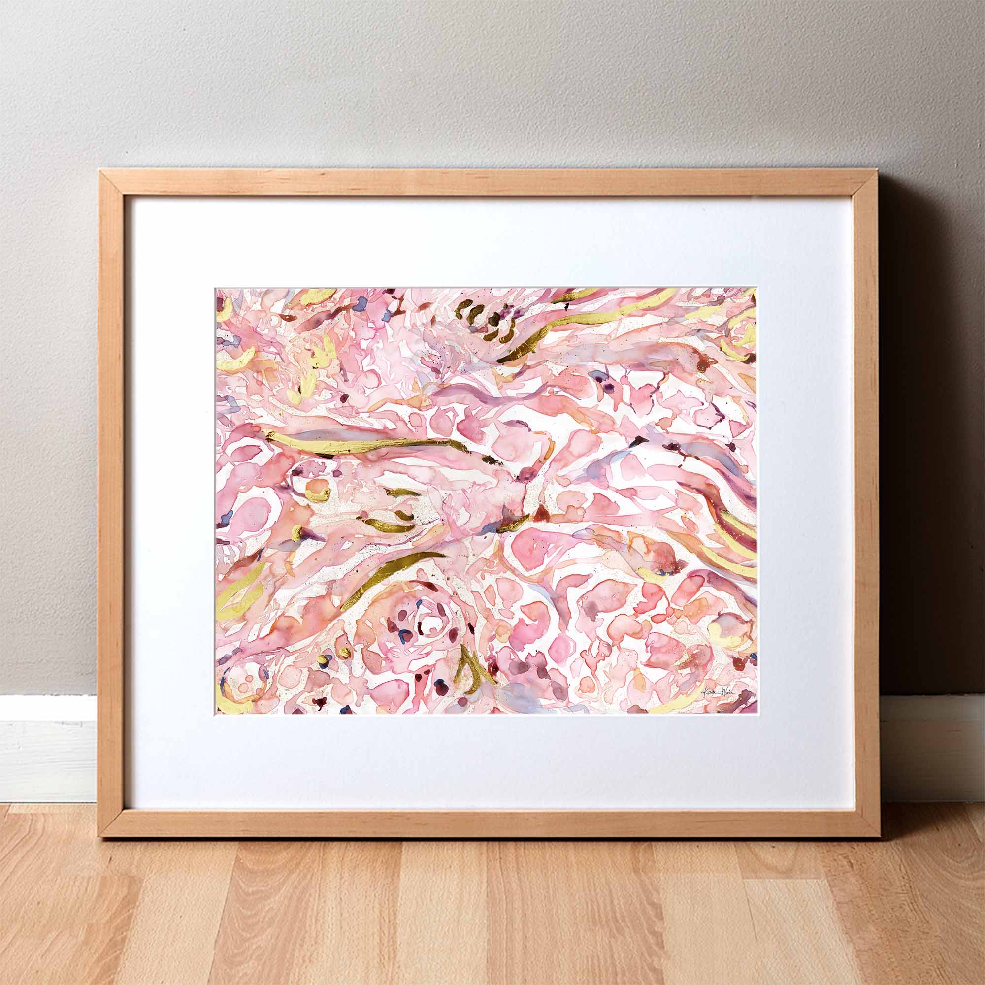 Gilded Dermis Watercolor Print