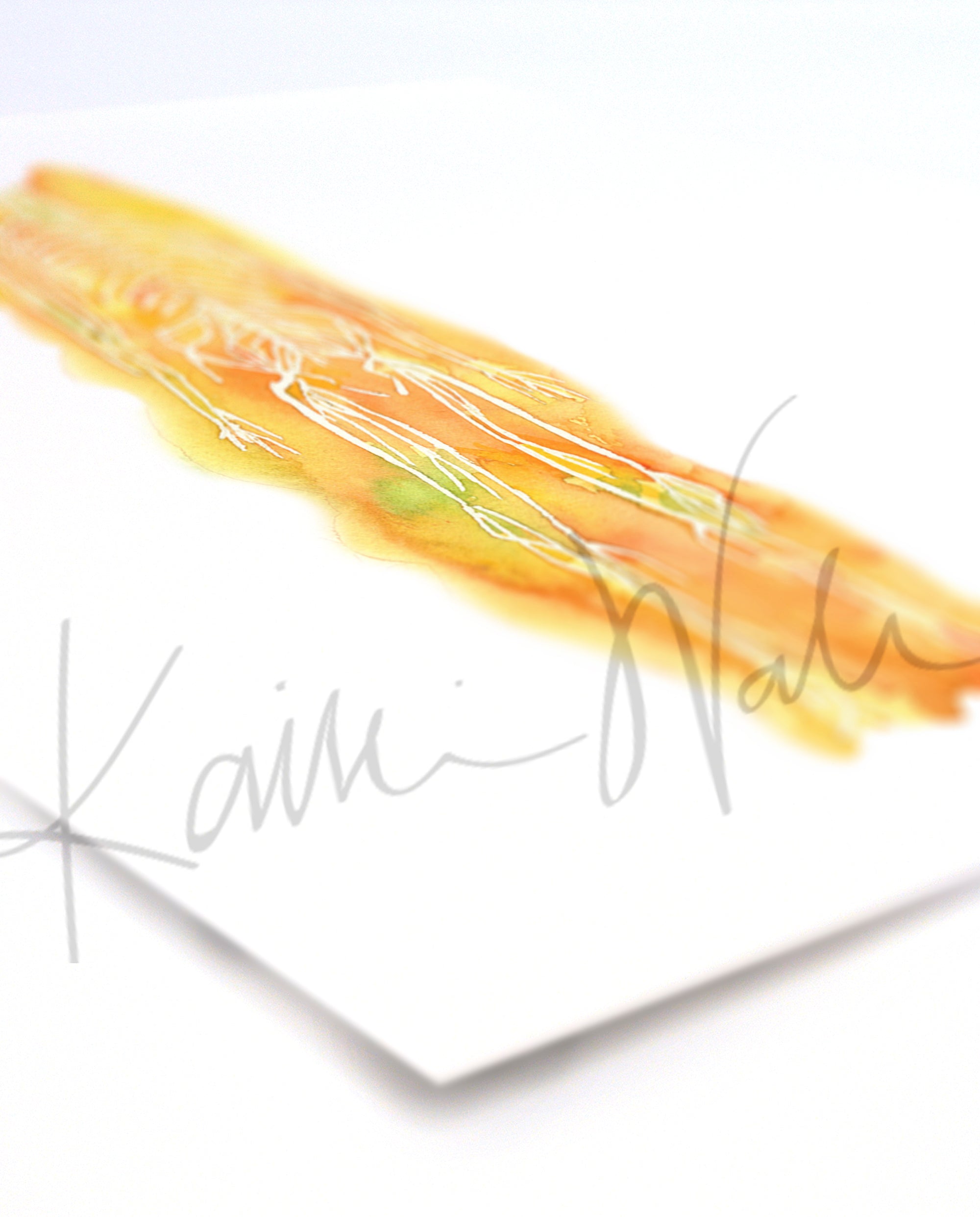 Nervous System Watercolor Print