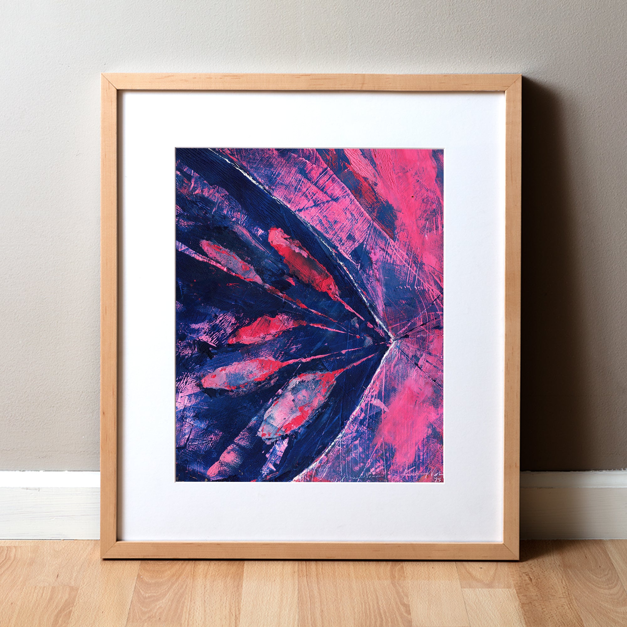 Expressing Cold Wax Print