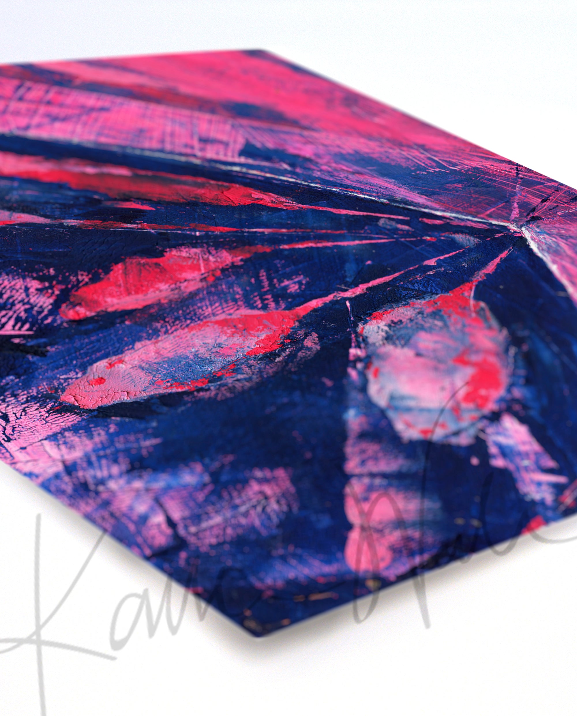Expressing Cold Wax Print
