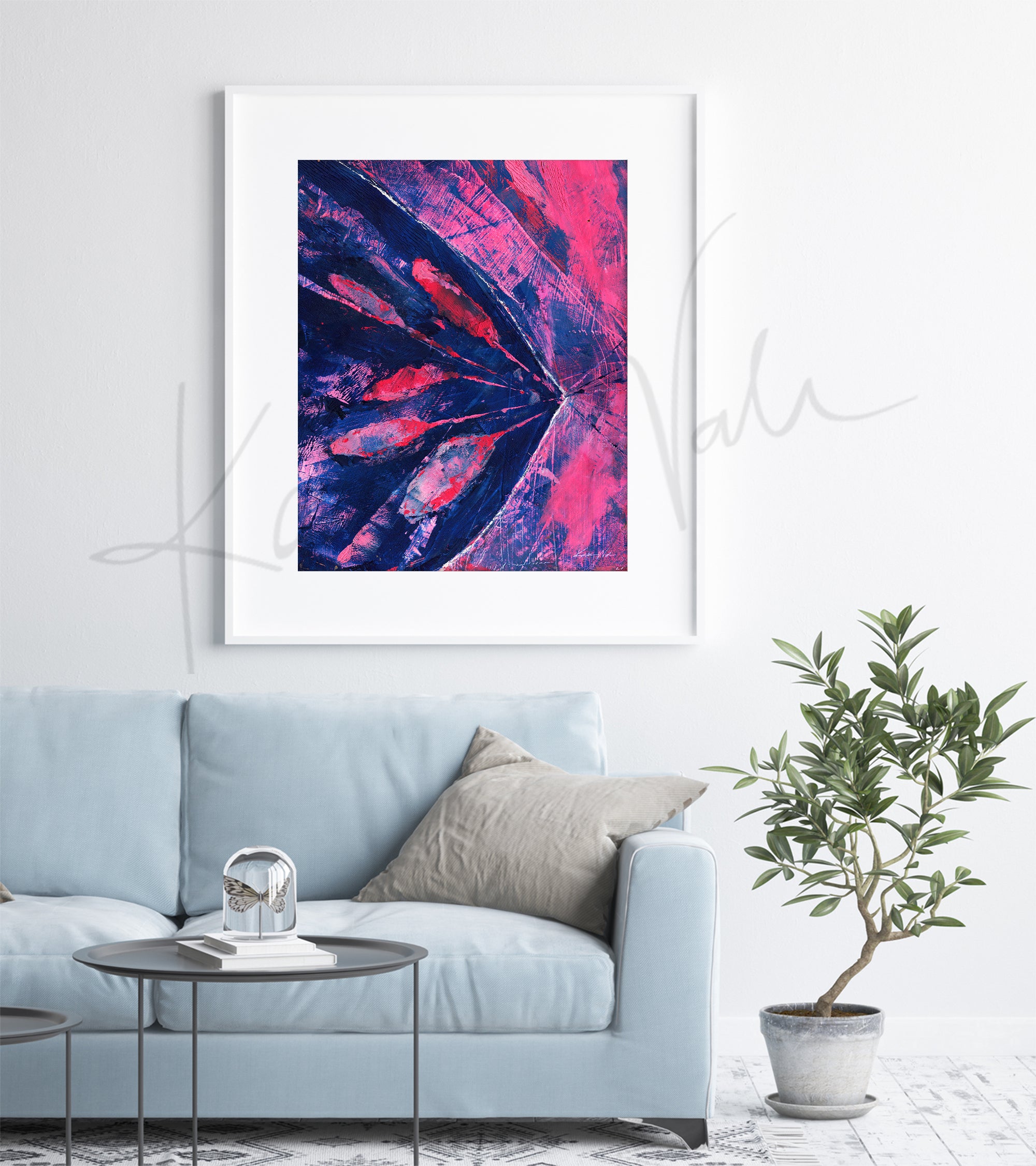 Expressing Cold Wax Print