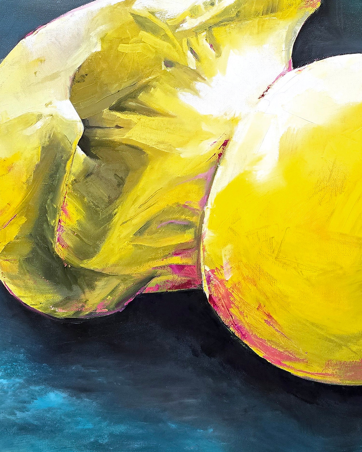 Femur Bone Oil Painting Print