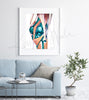 Gilded Knee Joint Watercolor Print