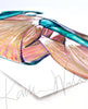 Gilded Shoulder Joint Watercolor Print