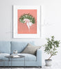 Grow Sagittal Brain Cold Wax Print