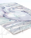 Heart Cell Patterns Watercolor Print