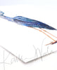 Great Blue Heron Watercolor Print