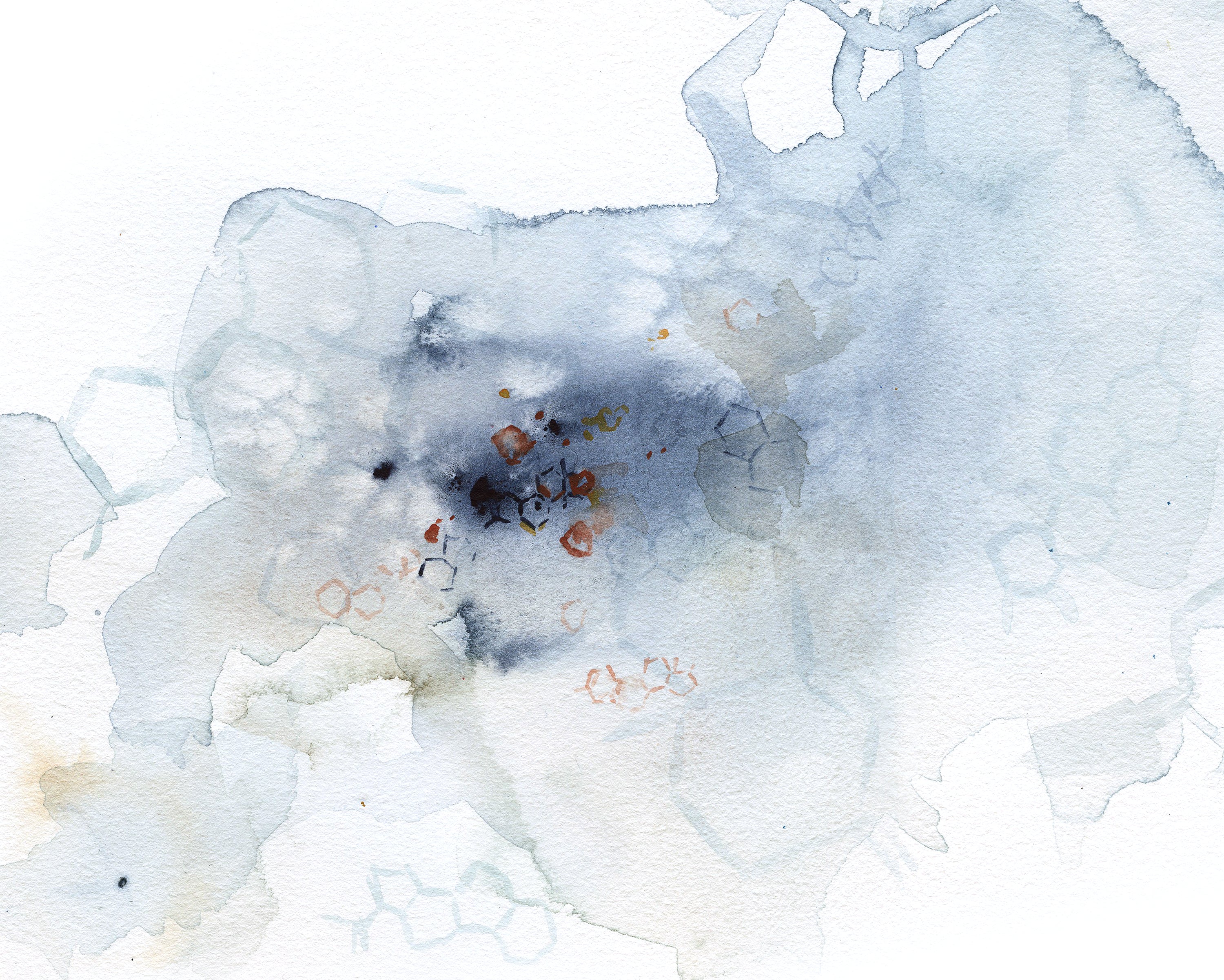 Hormone Flow Watercolor Print Set of 2