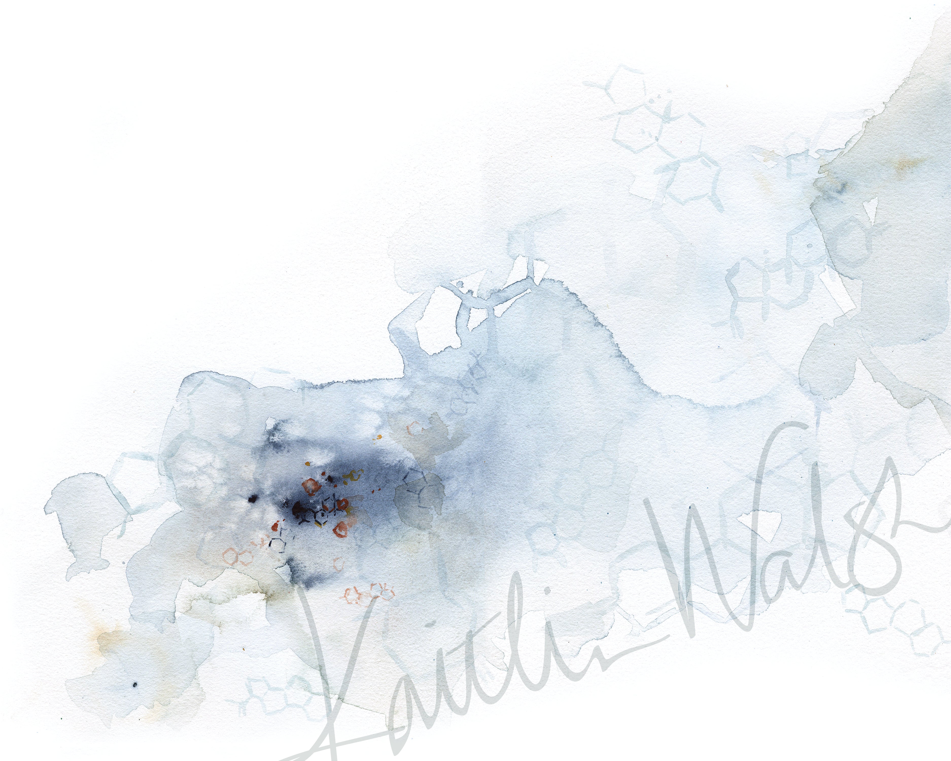 Hormone Flow Watercolor Print Set of 2