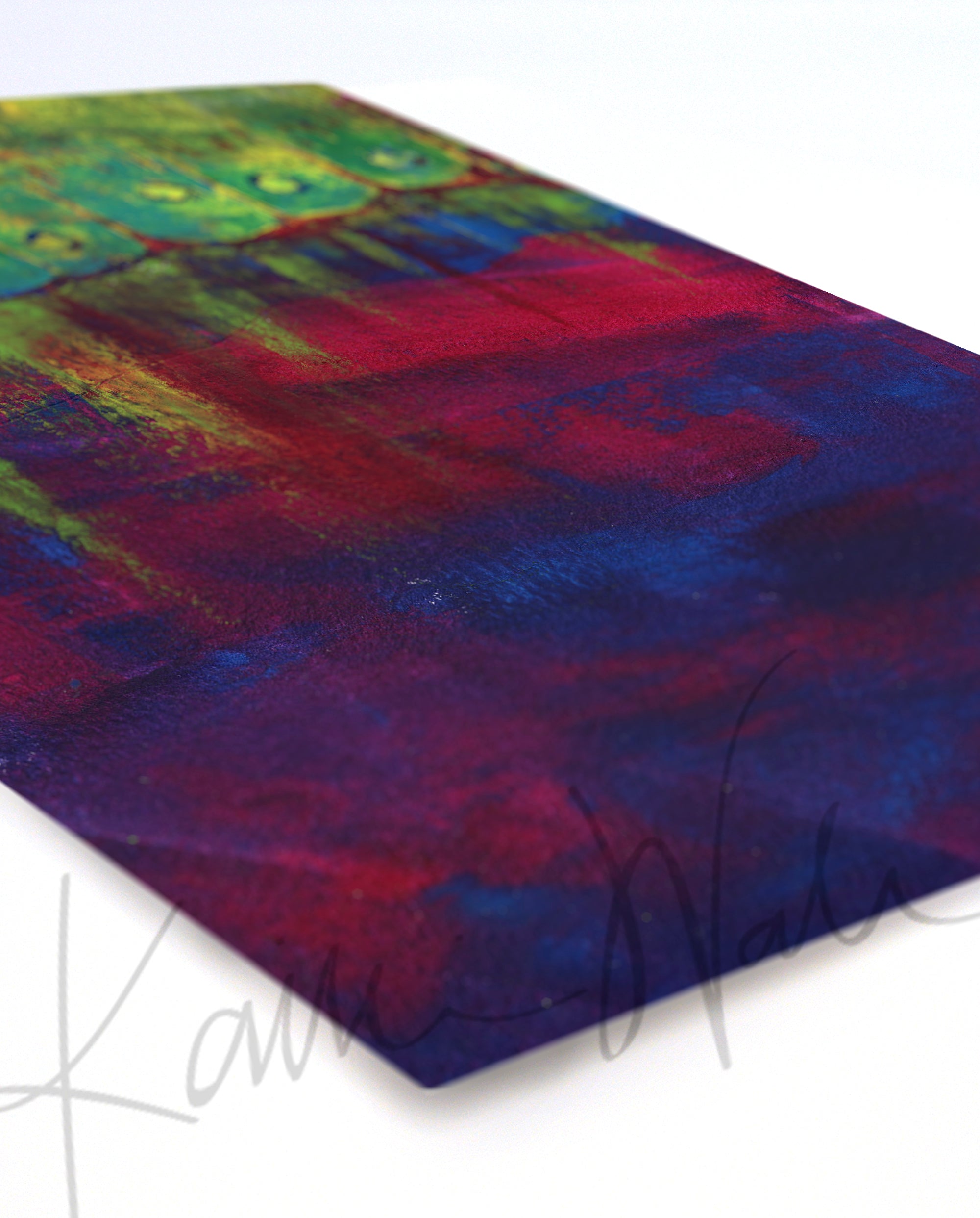 Leaky Gut Cold Wax Print