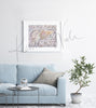 Liver Cell Patterns Watercolor Print