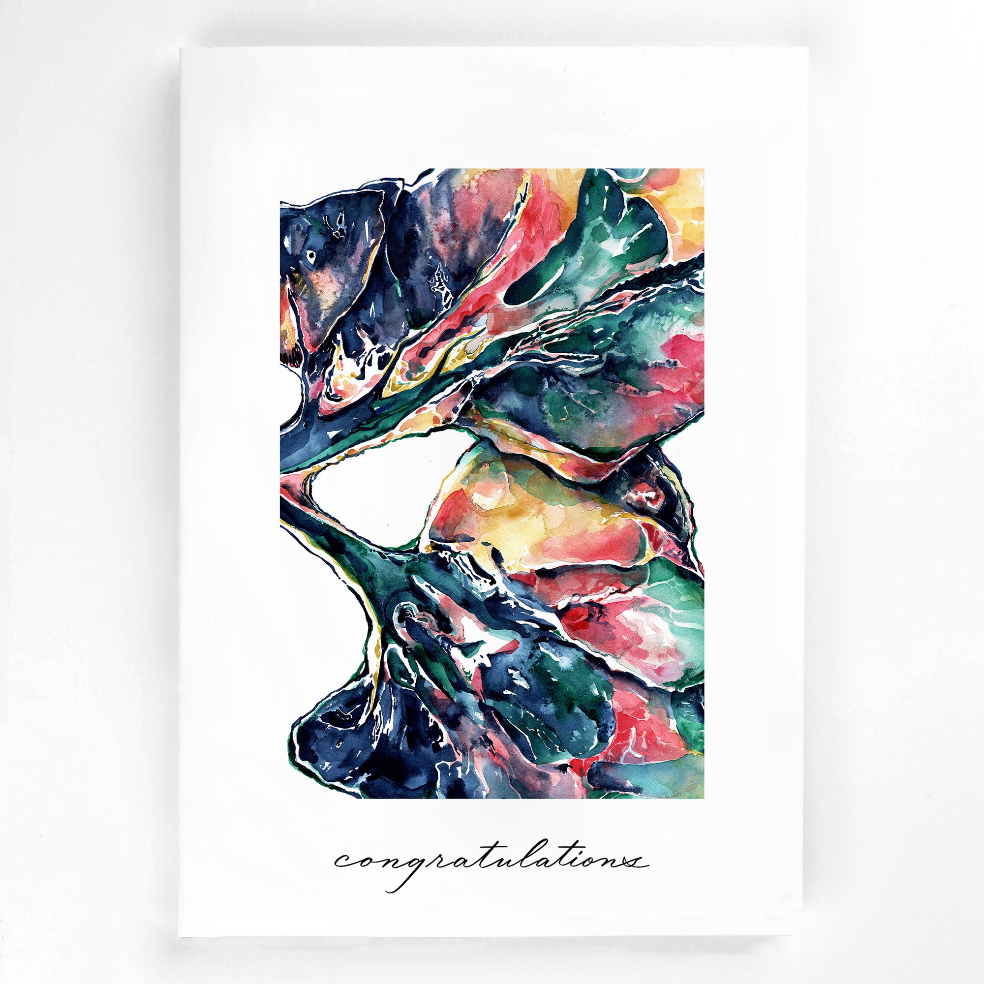 Exquisite Lung Dissection Greeting Card | Congratulations