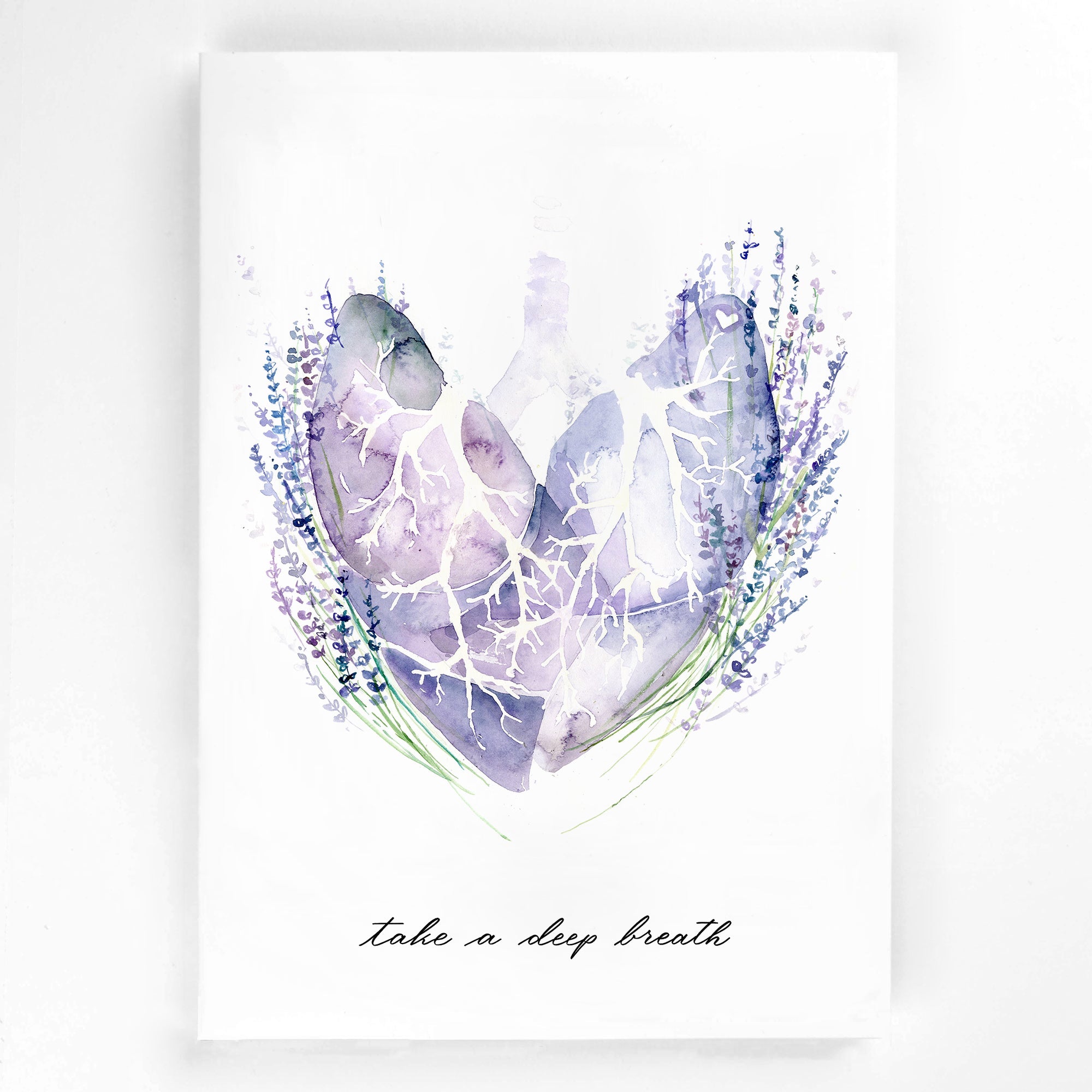 Lung Love Greeting Card | Take A Deep Breath, You've Got This!