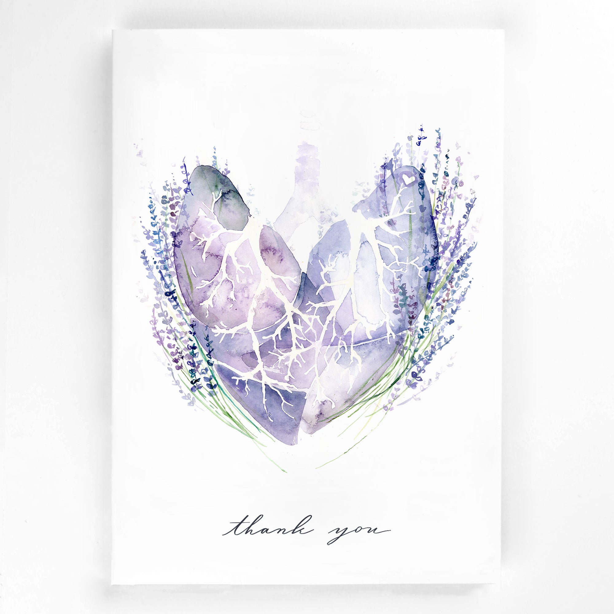 Lung Love Greeting Card | Thank You