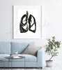 Lungs Ink Print