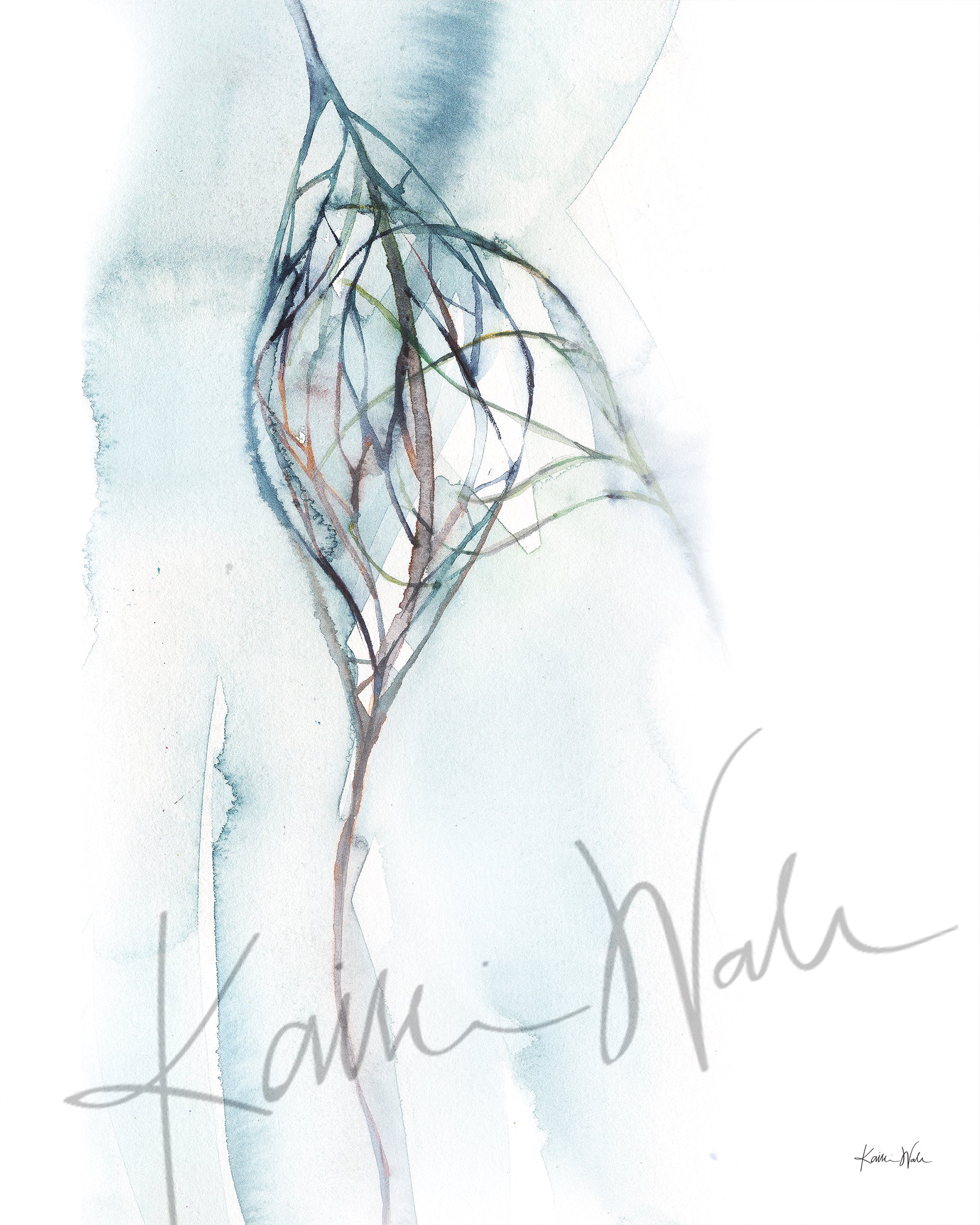 Lymph Connection Watercolor Print