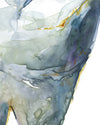 View of Occlusal Molar Watercolor Print