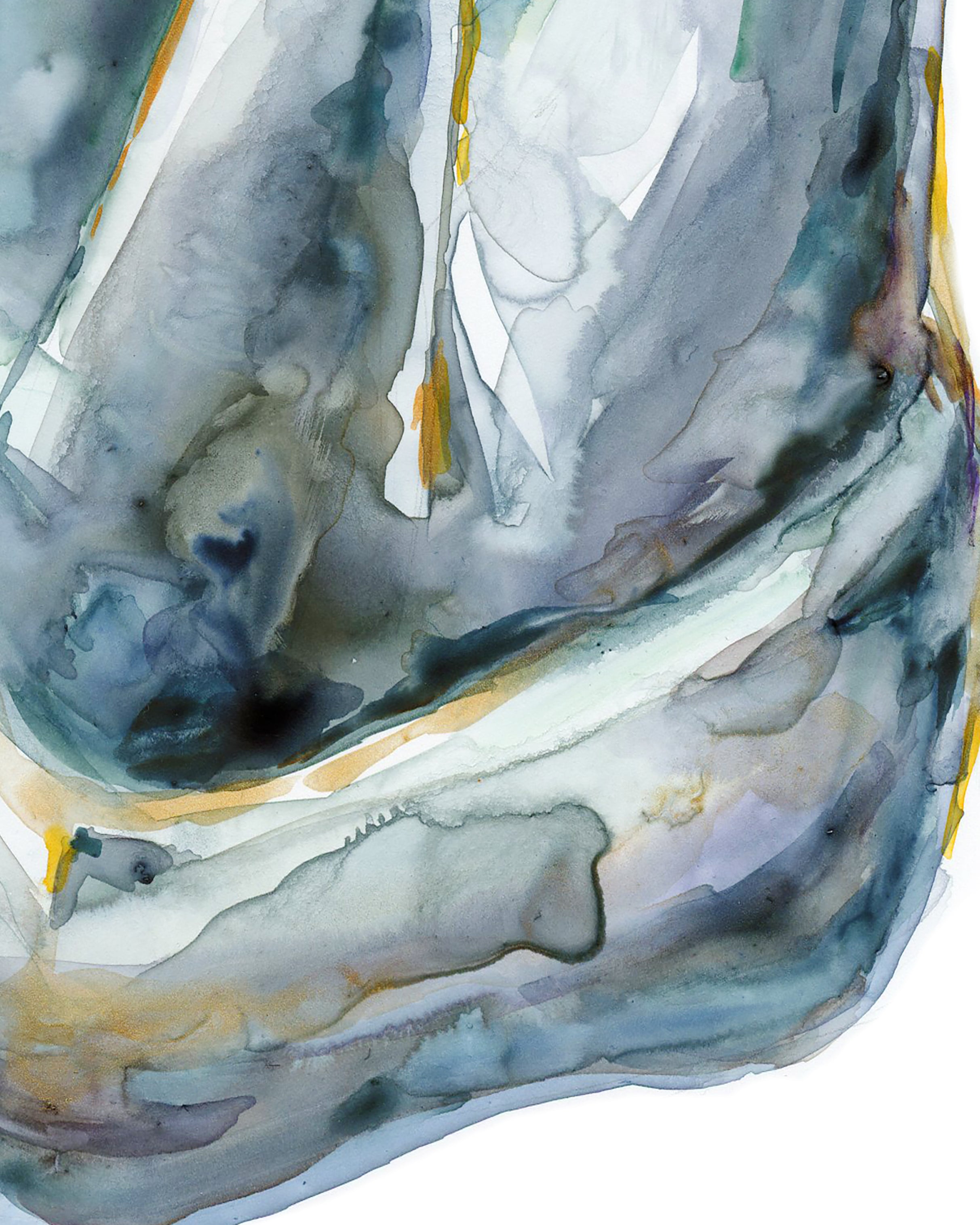 View of Roots Molar Watercolor Print