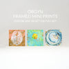 OBGYN Desktop Anatomy Art - Acrylic Framed Mini Print