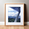 Pilot's View Watercolor Print