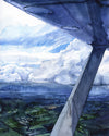 Pilot's View Watercolor Print