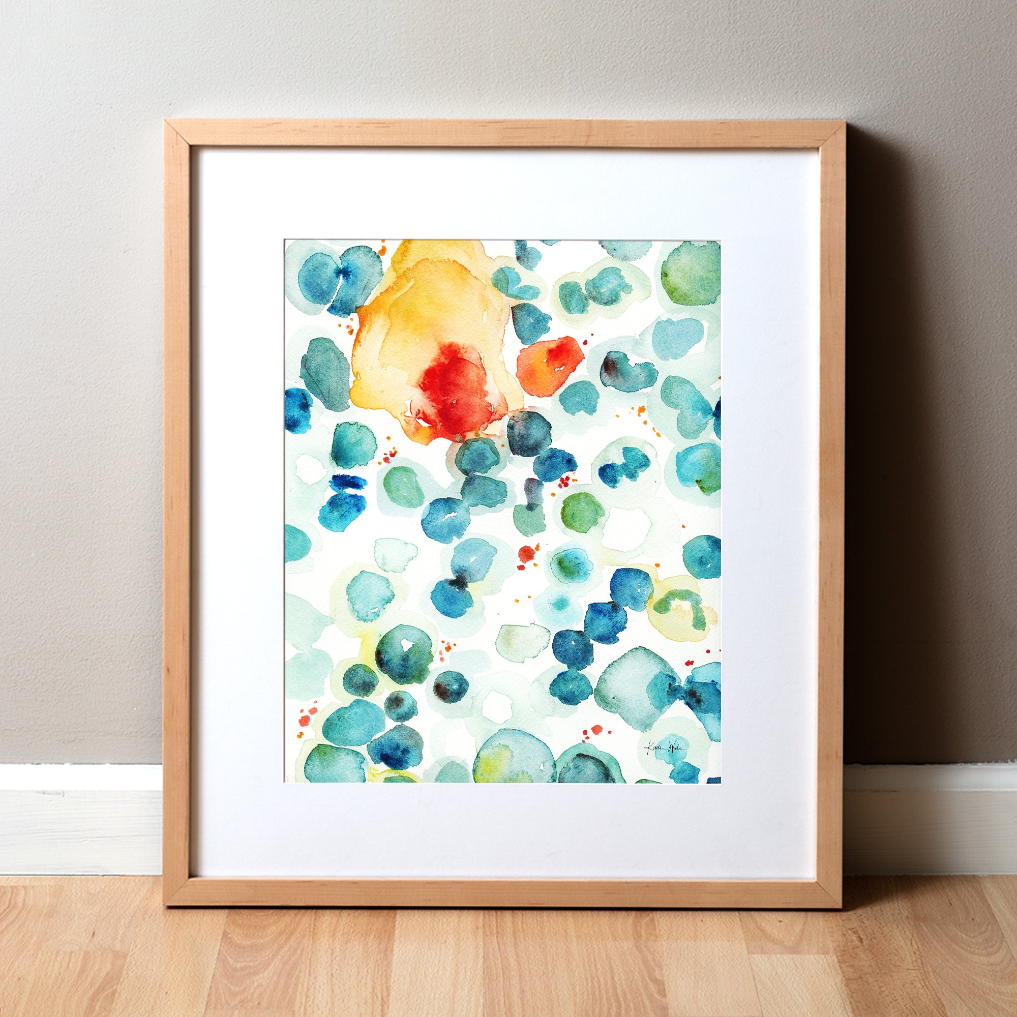 Plasma Watercolor Print