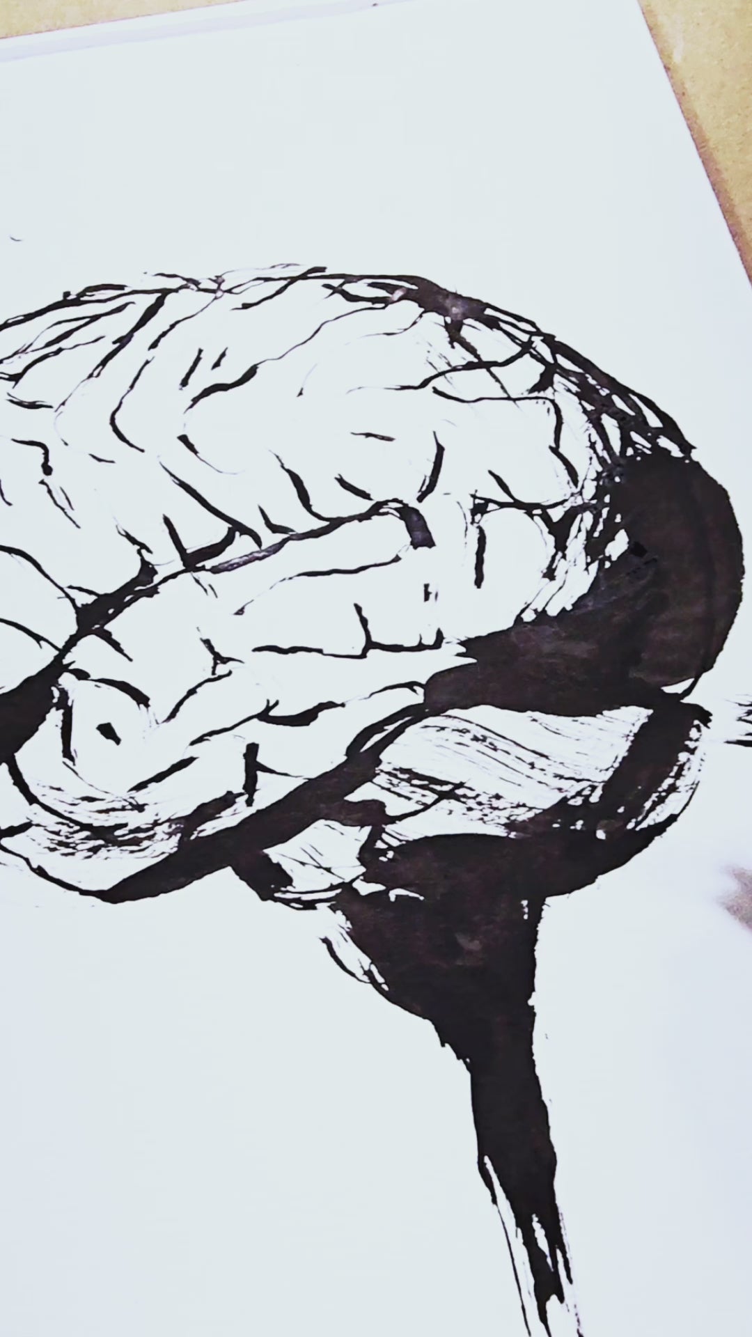 Brain Ink Print