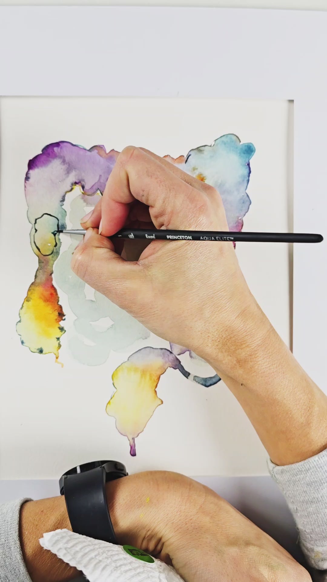 BM Colon Watercolor Print