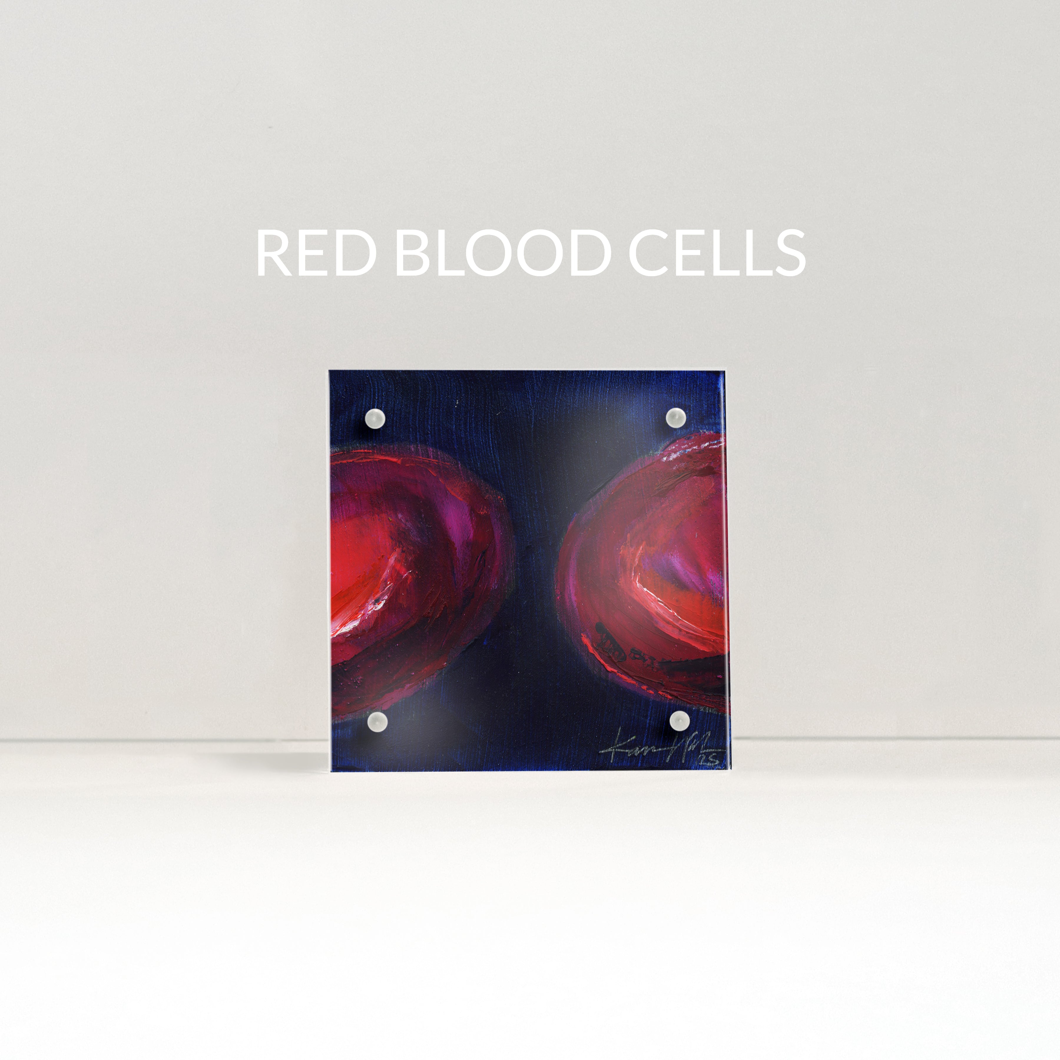 Microbiology Desktop Anatomy Art - Acrylic Framed Mini Print