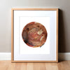 Red Retina Watercolor Print