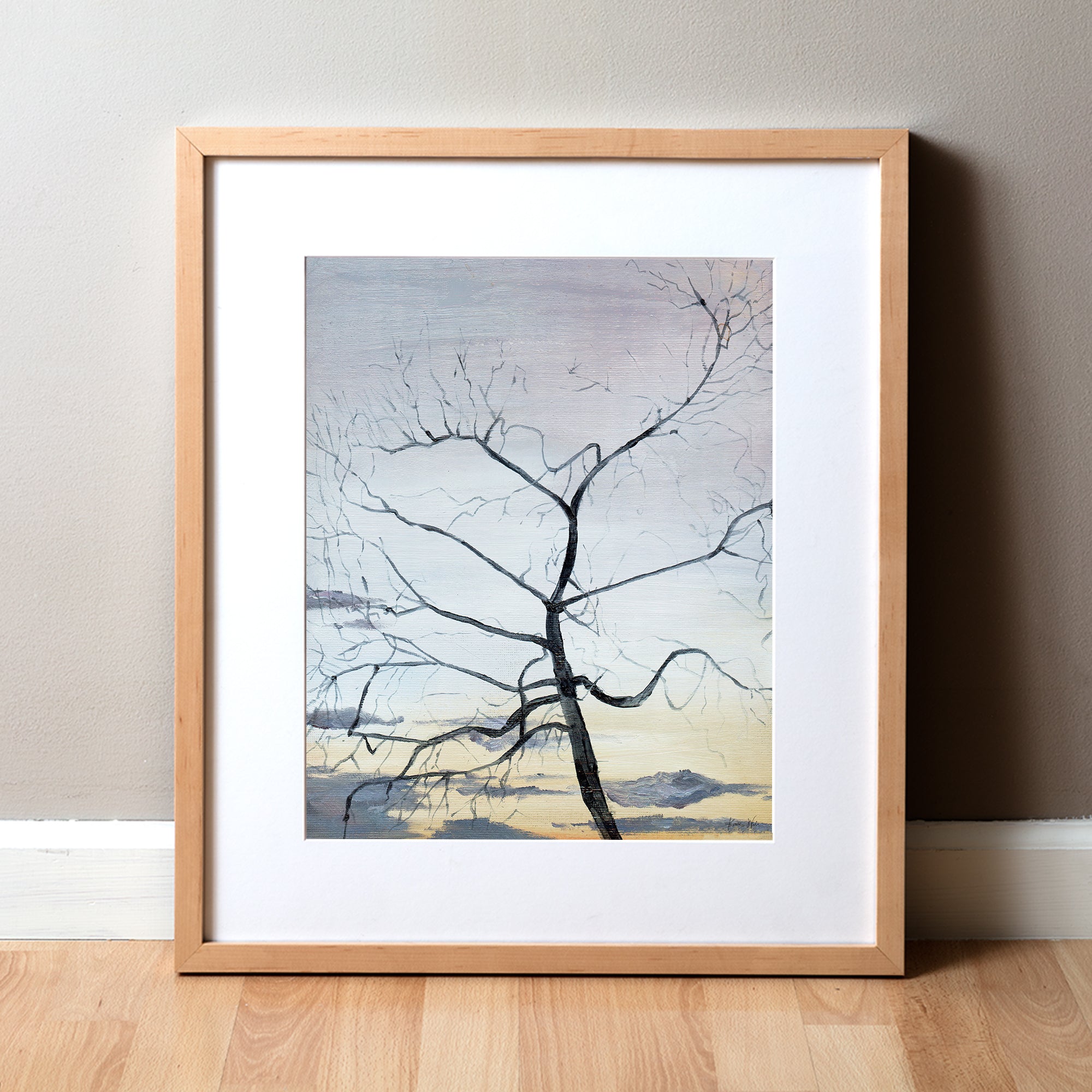 SMA Artery Tree Oil Print