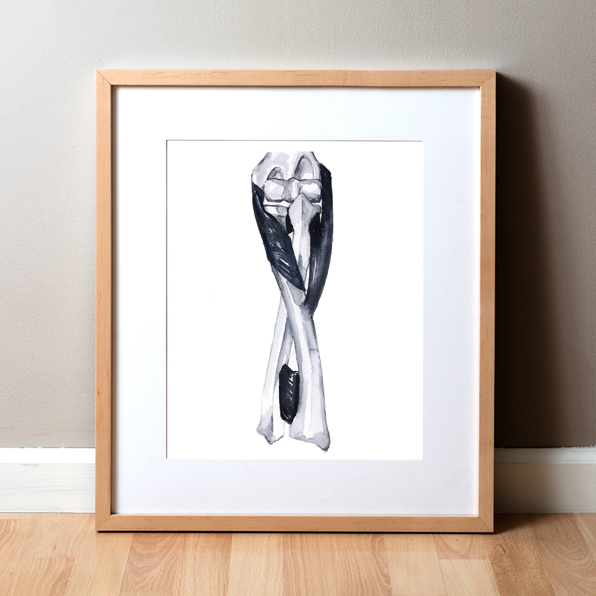 Twisting Muscles of the Forearm Watercolor Print