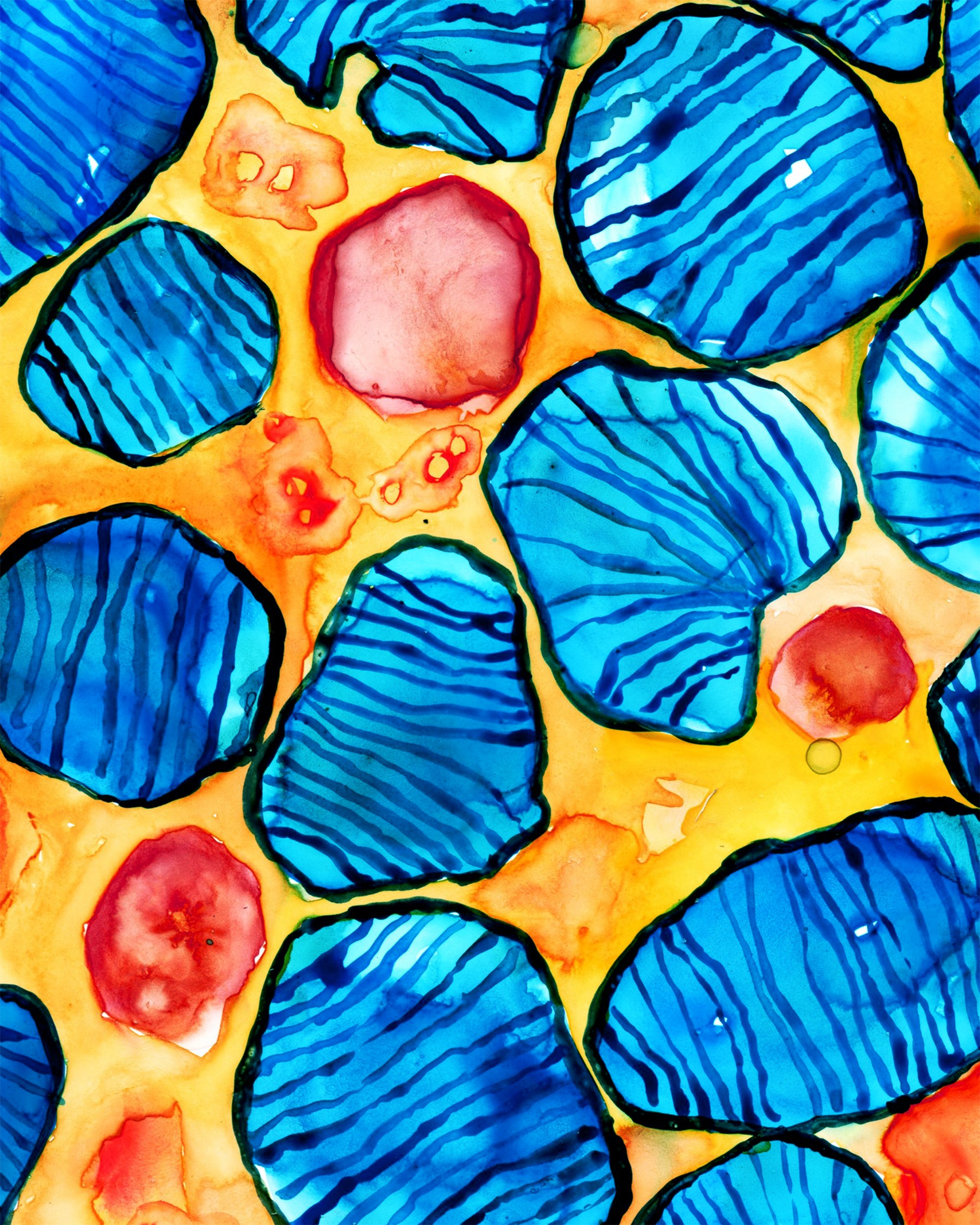 High Quality Watercolor print- Mitochondria- Powerhouse of the cell- doctor art- gift for doctor