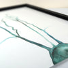Aortic Arch in Green Watercolor - Original Watercolor Painting