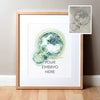 Custom Embryo Watercolor