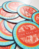 Set of 3 Lyon Road Art Anatomy Art Stickers