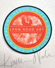 Set of 3 Lyon Road Art Anatomy Art Stickers