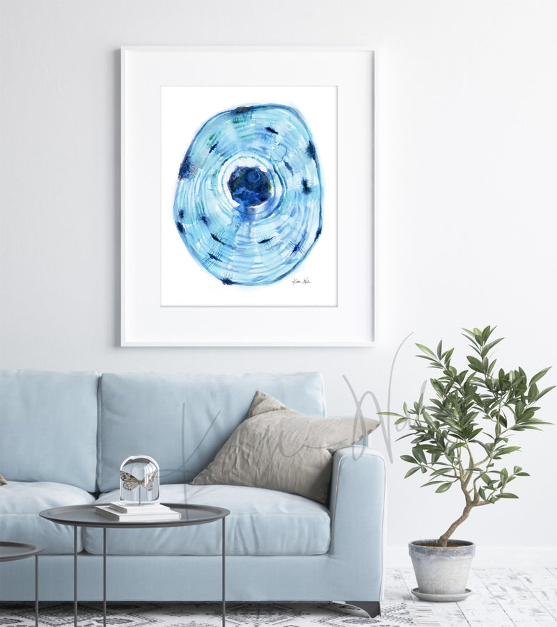 Osteon Watercolor Print