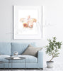 Breast Disease Prevention Watercolor Print