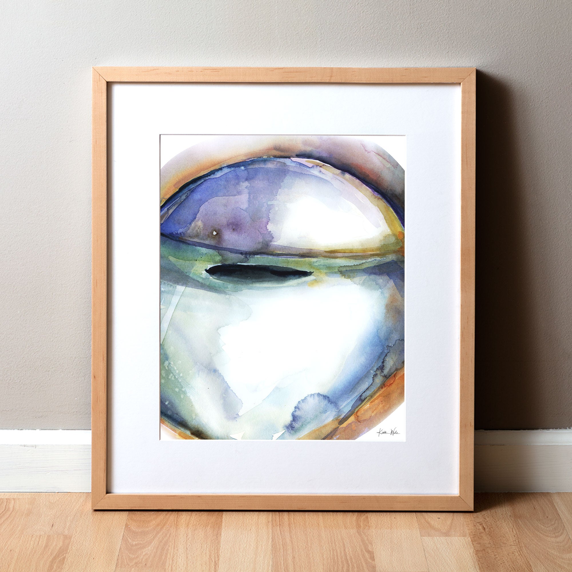 Bulging Cornea Watercolor Print